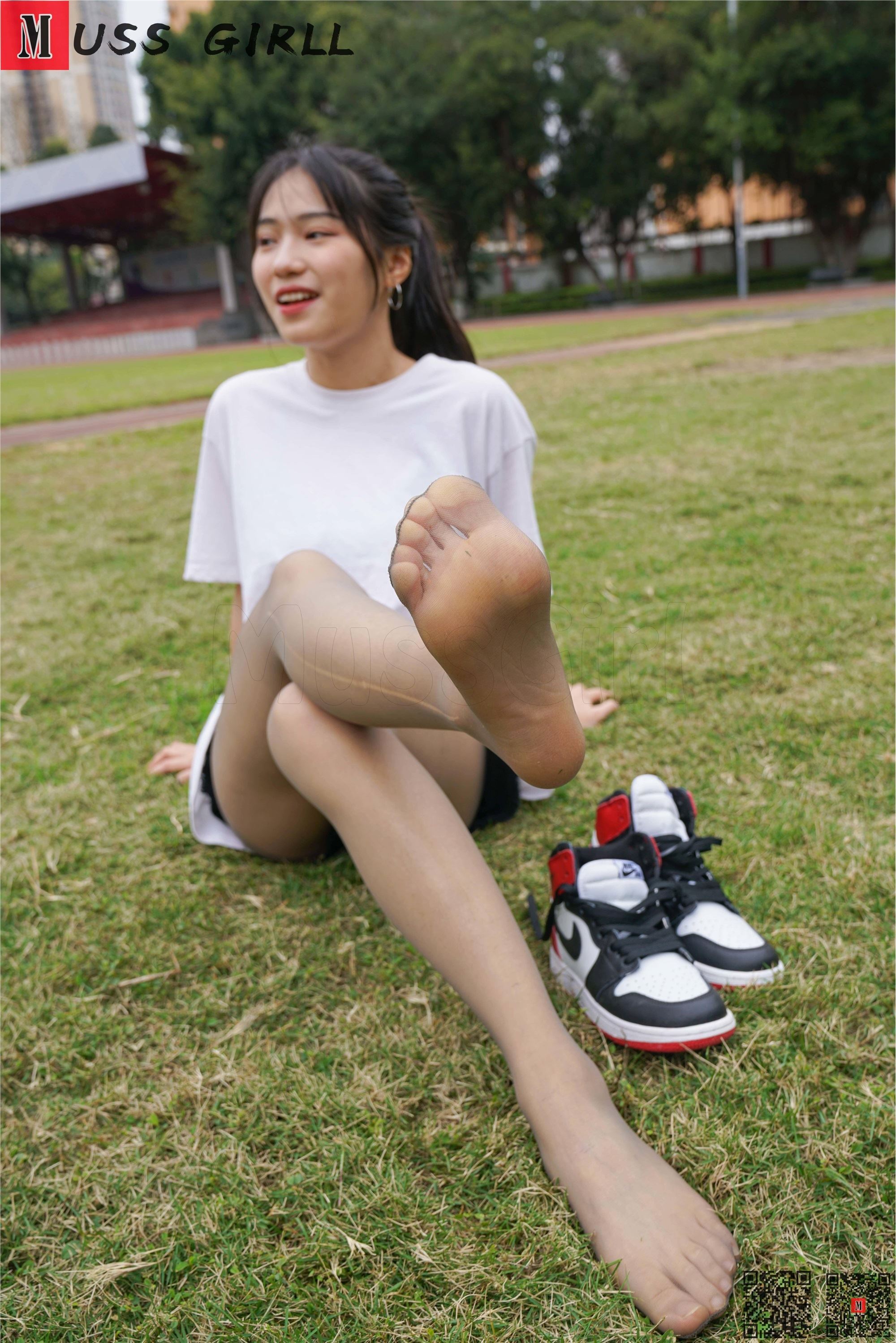 MussGirl慕丝女郎  NO.169 操场白衣裙